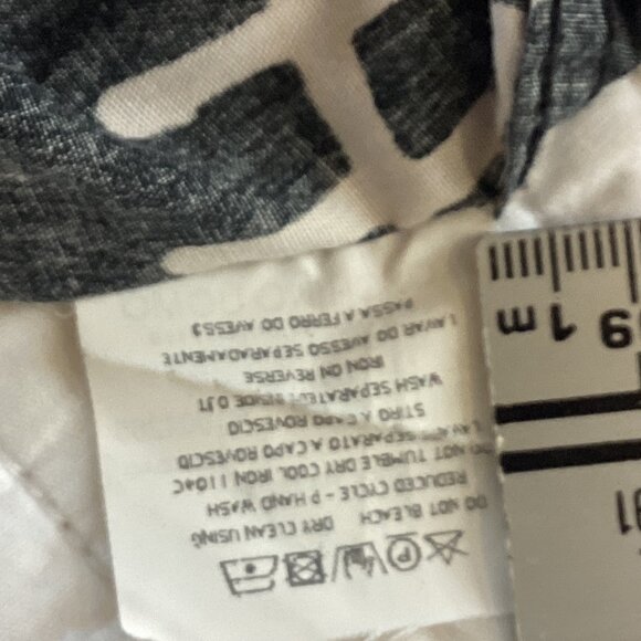 Moschino Jeans Alphabet Print Mens Shirt XXL Y2k Iconic 2000's Vintage - Picture 4 of 10